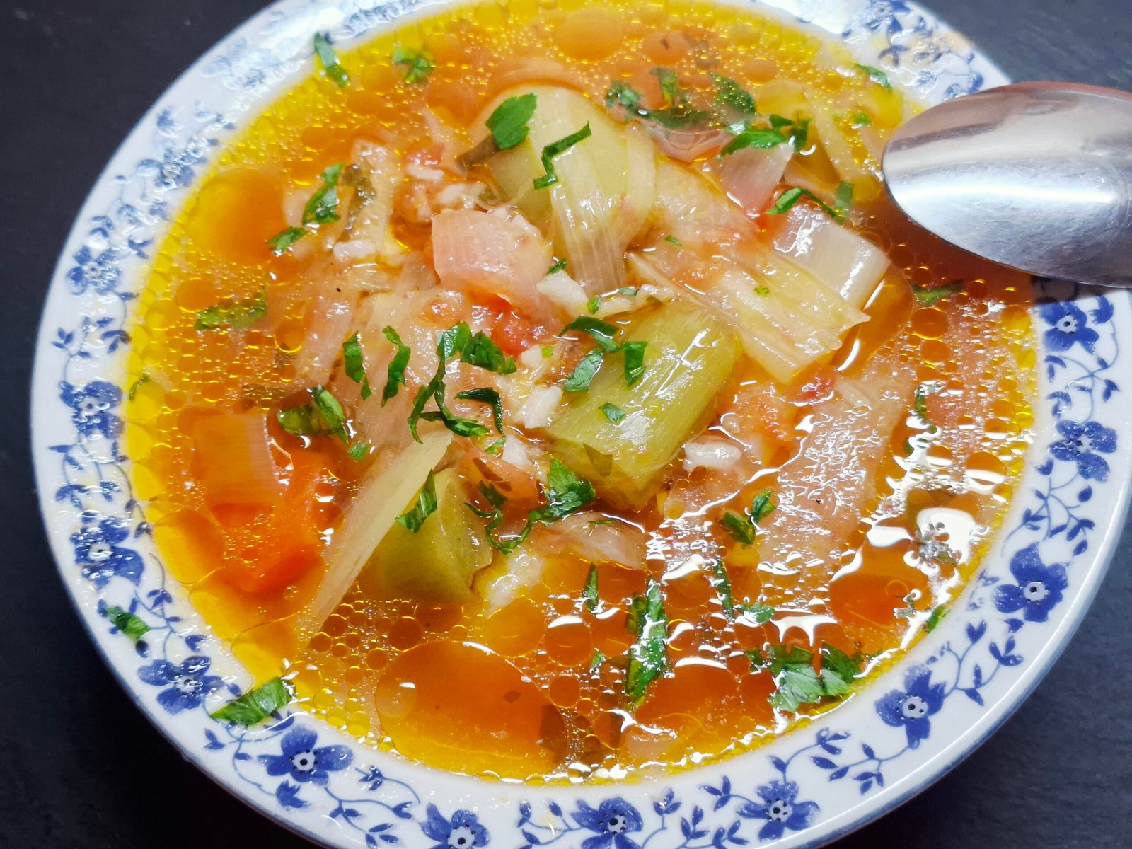 Чорба от праз с ориз